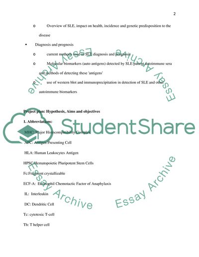 Immunology and Autoimmunity Disease