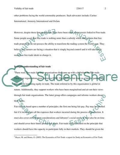 Is There Such a Thing as Fair Trade