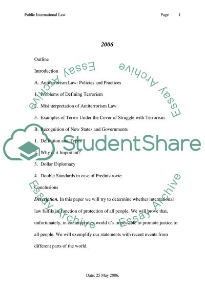 Justice for All Persons All Around the World