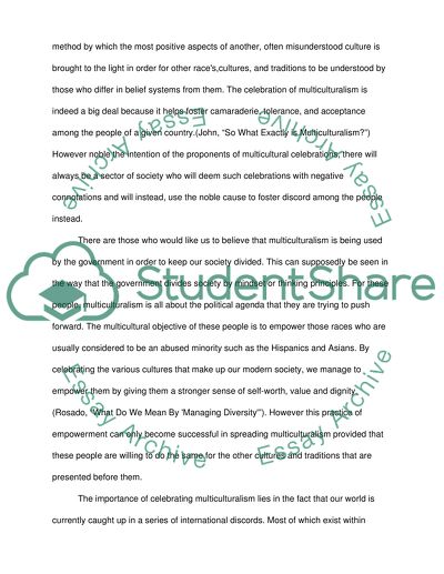 What are we ultimately to make of the politically loaded term multiculturalism