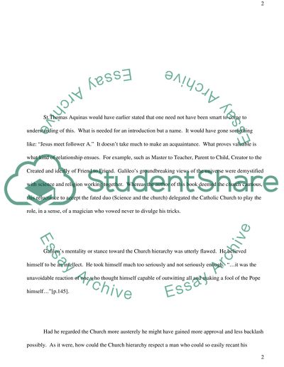 Langford, Galileo, Science and the Church