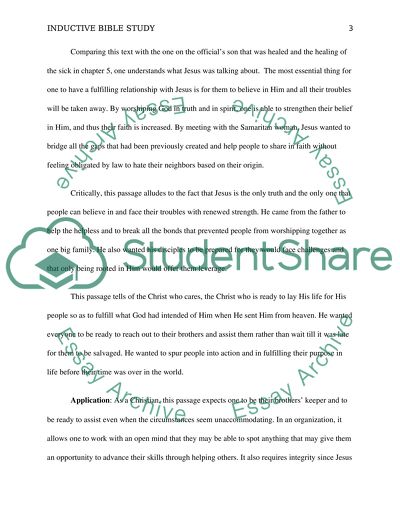 Bible essays