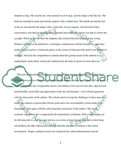 The Qualities in the Prevailing Set Up in the Educational Institutions