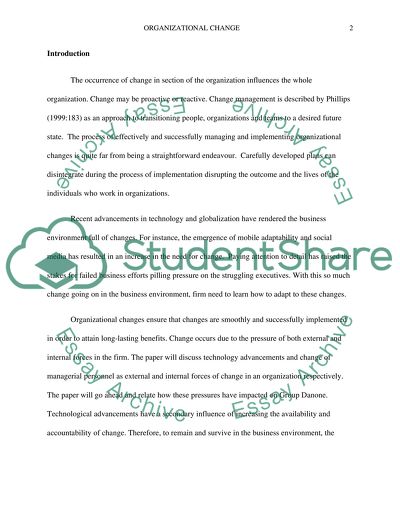 Environmental Science Essays Global Warming Essay Thesis also Essay Health Managing Organisational Change Essay Example Topics And Write A Good Thesis Statement For An Essay