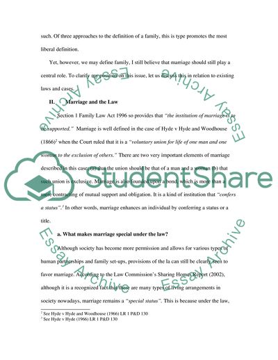 The Foundation of Family Law