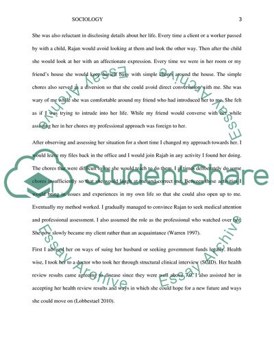 Psychological Help to an Abandoned Woman