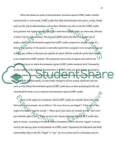 Discrimination and Anti-Oppressive Practice in Youth Work Practice