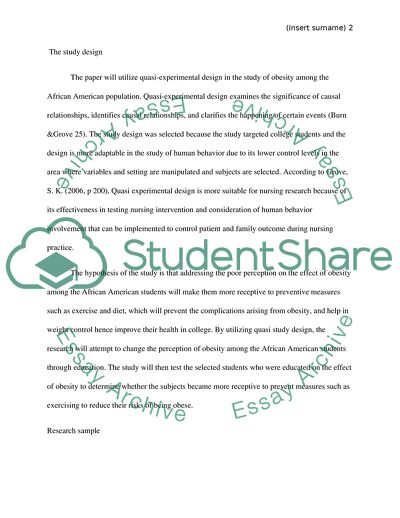 The Effect of Obesity in African American Children