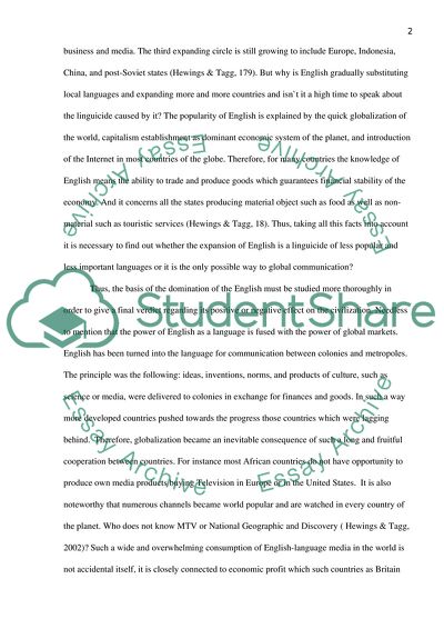 Main Reasons for English Popularity