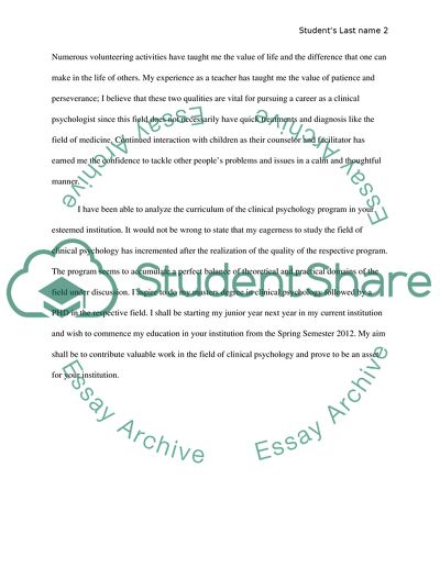 Reasons for transferring and the objectives you hope to achieve