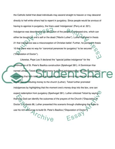 Disputation of Doctor Martin Luther (Luthers 95 Theses at the Internet Christian Library)