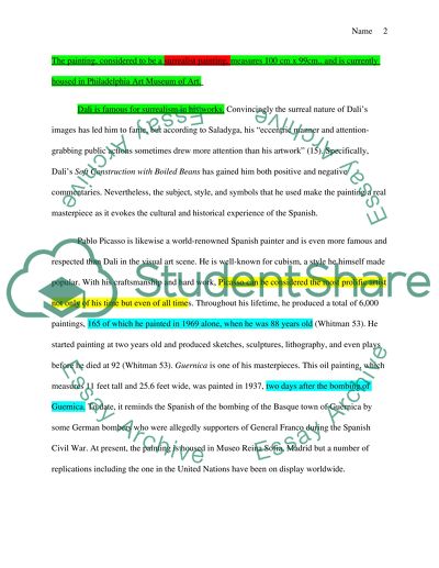 Salvador Dali and Pablo Picasso