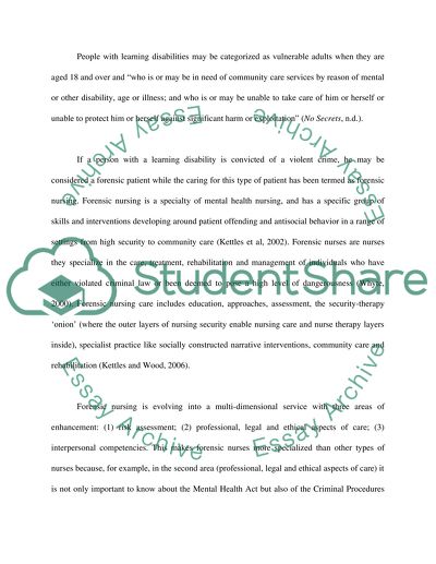 Staffs Values and Attitudes towards Patients with Learning Disabilities