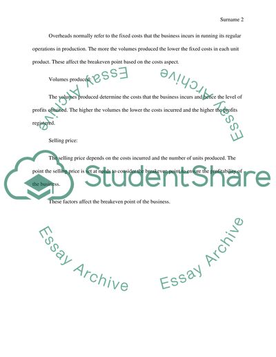 Fixed Cost vs. Variable Cost