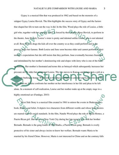 Natalies Life Comparison with Louise and Maria