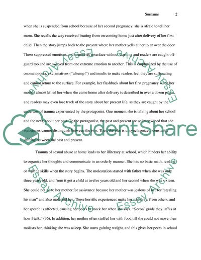 Effect of Trauma and Memory on the Structure of the Plot