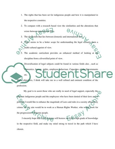 Llm admission essay