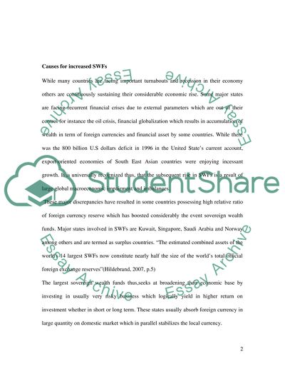 Sovereign Wealth Funds