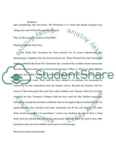 The Concept of The Greek New Testament