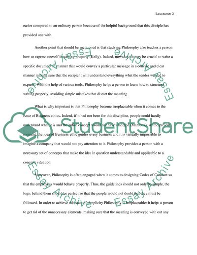 The Values Of Philosophy