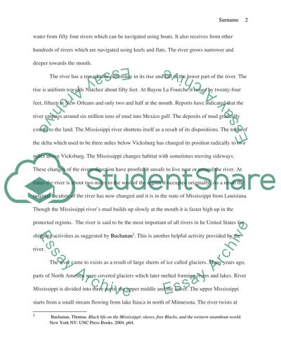 The Relationship between Geography and Culture along the Mississippi River
