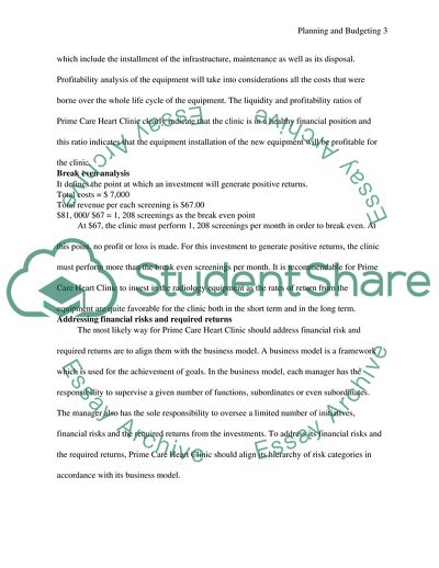 Planning And Budgeting