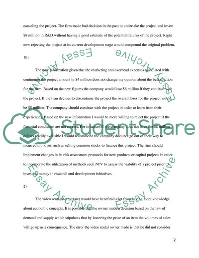 Business Economics for the World Market