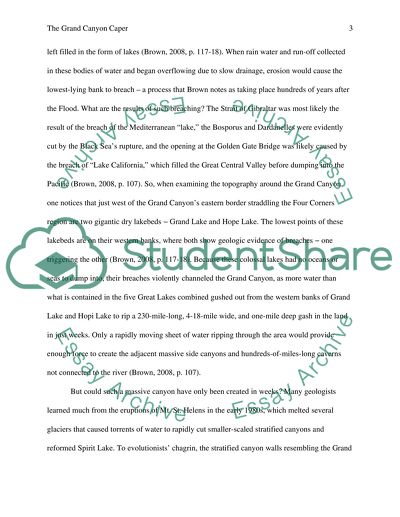 The Grand Canyon Caper