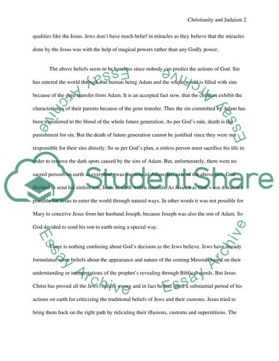 Christianity and Judaism