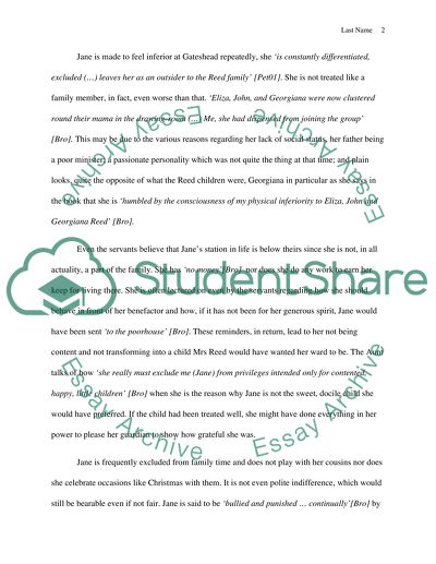 Childs Sense of Injustice in Jane Eyre