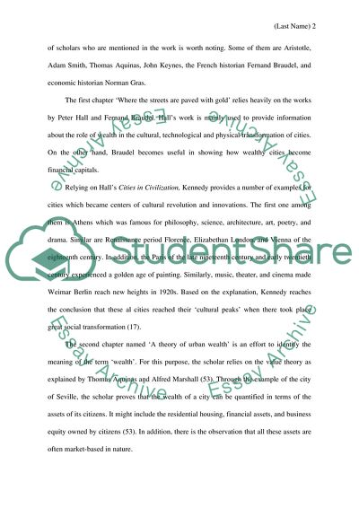 Urban Economics in the Book The Evolution of Great World Cities: Urban Wealth and Economic Growth