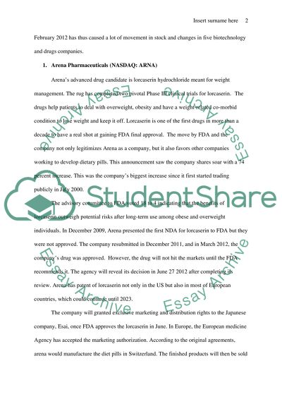 Public Companies Trying to Treat Obesity