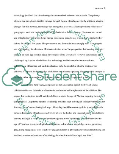 Children and Technology