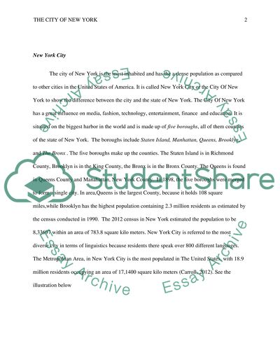 Overview and Characteristics of the City of New York