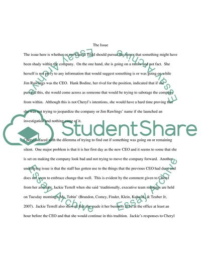 The CEOs Private Investigation