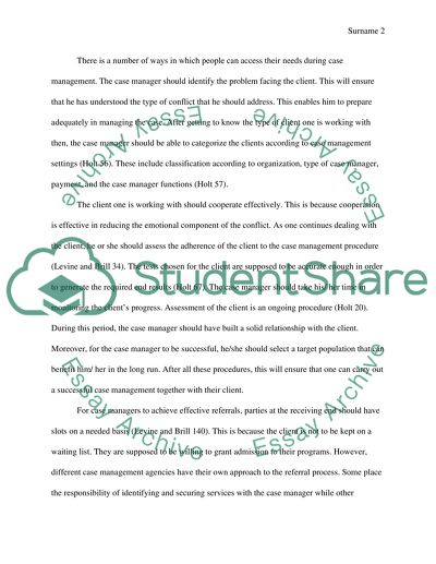 Case Management Is a Problem-Solving Function