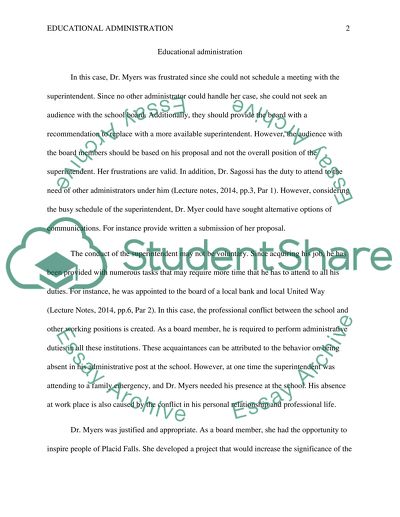 Case study # An Invisible Superintendent