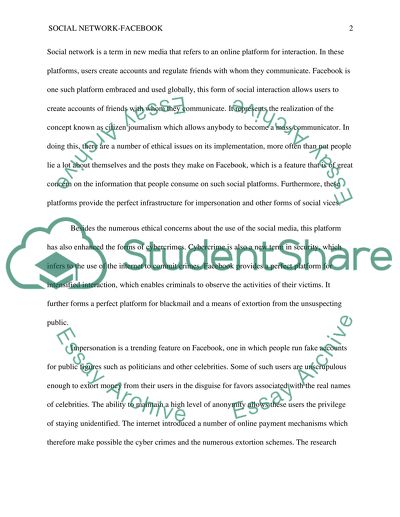 Social Network - Facebook