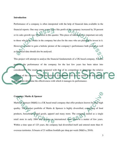 Company Overview: Marks & Spencer