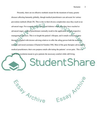 Kinds of Genetic Diseases