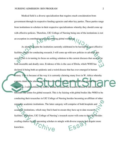BSN Program and Nursing Admission
