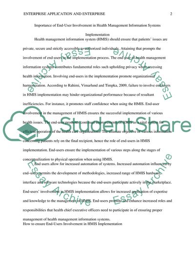 Enterprise Application And Technology