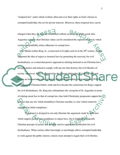 Morality and Civil Disobedience