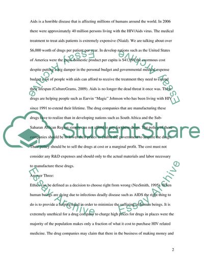 AIDS in Developing Nations