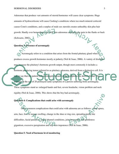 Development and Treatment of Adenoma