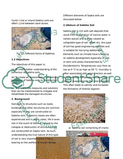 Sabkha Soils: Problems And Solutions