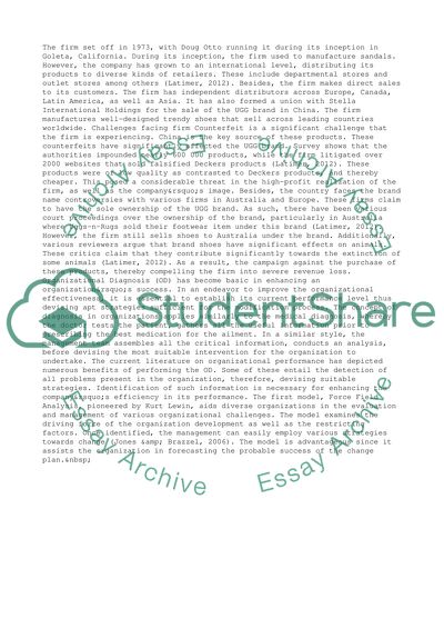 Open Systems Theory Analysis for Deckers Outdoor Corporation