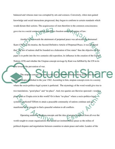 Concept of Perpetual Peace