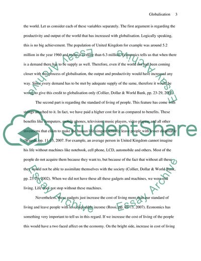 The Impact of Globalisation