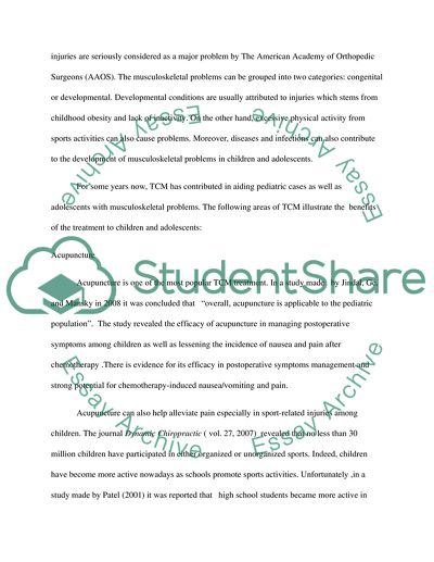 Traditional Chinese Medicine